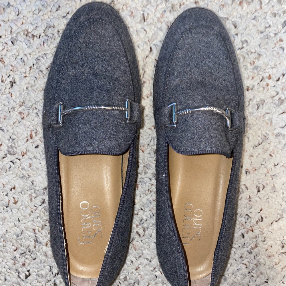 Franco Sarto Gray Loafer - 6.5! Worn once.